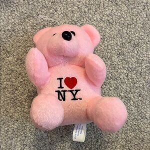 City Merchandise Pink I ❤️ NY Bear 6”